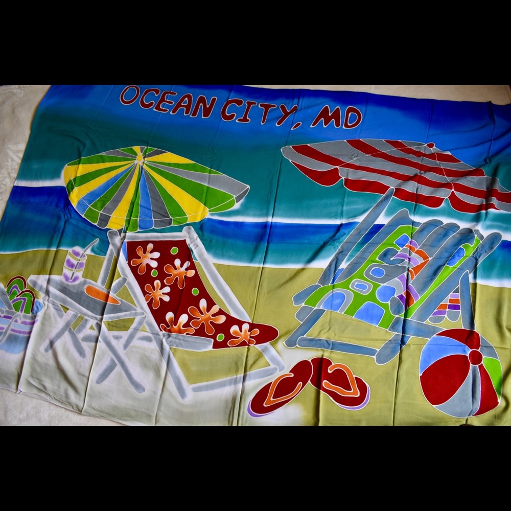 Hand-Painted Sarong